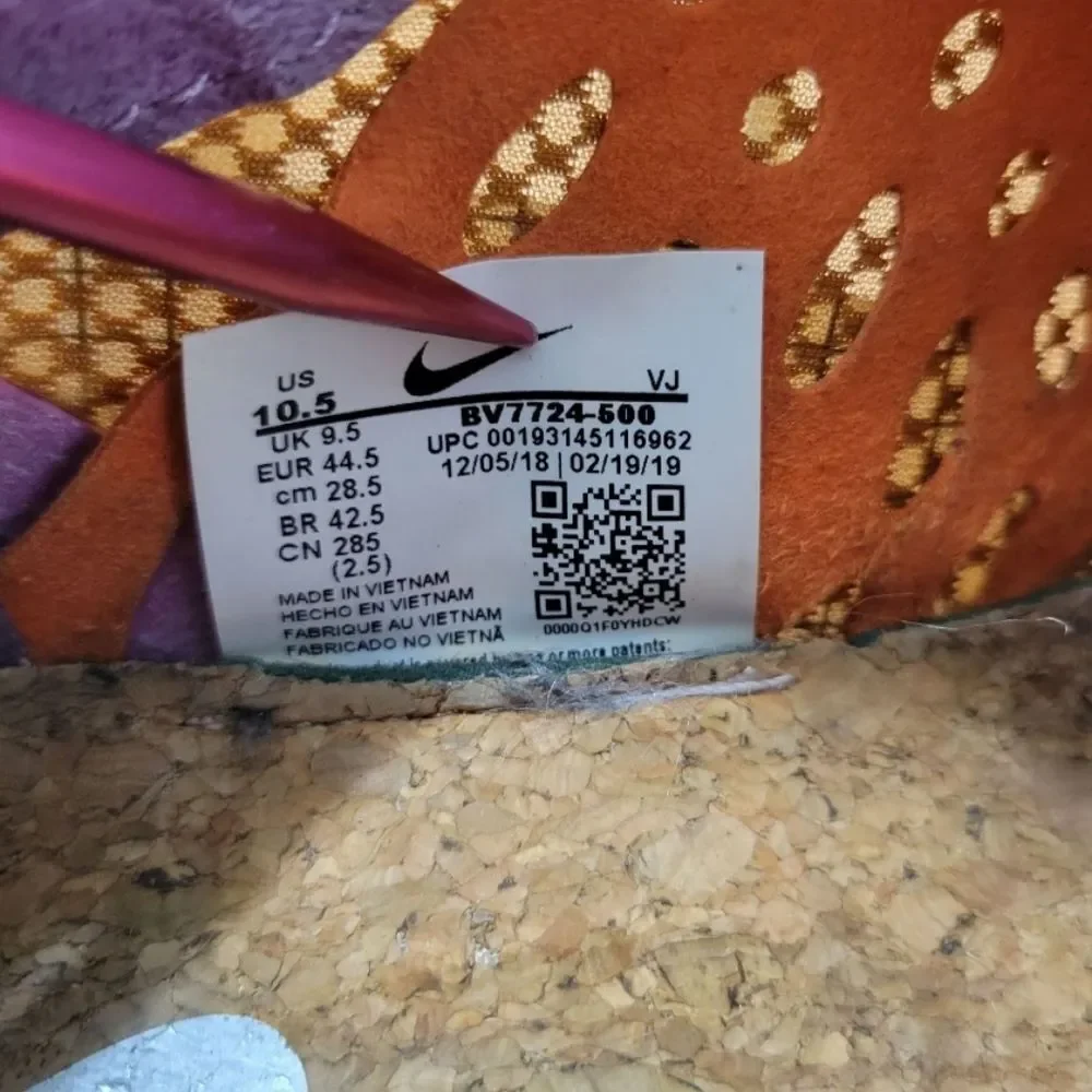 Nike Shoes Size 10.5 Men's Nike Vapor Street PEG SP Plum Dust Shoes BV7724-500 - Picture 10 of 10